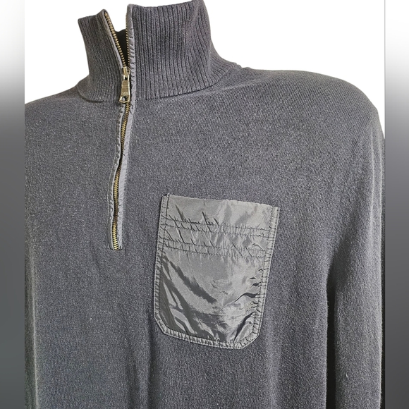 Banana Republic Mens Navy Blue Knit Sweater Large - Picture 2 of 7